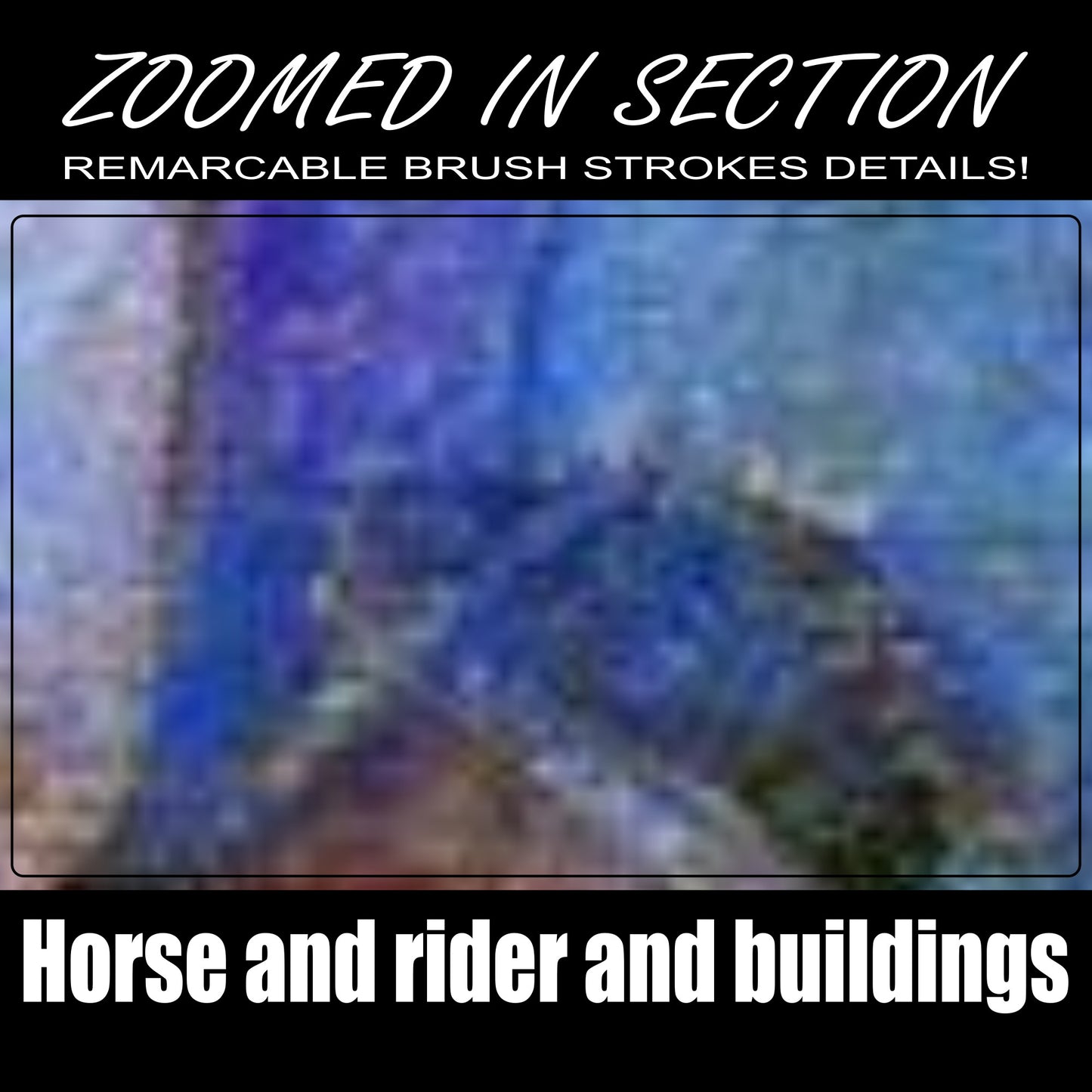 HORSE AND RIDER AND BUILDINGS by Umberto Boccioni