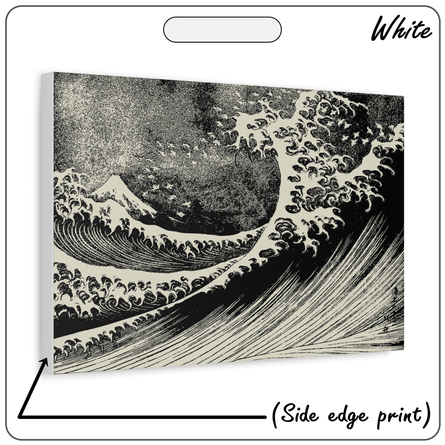 THE BIG WAVE by Katsushika Hokusai