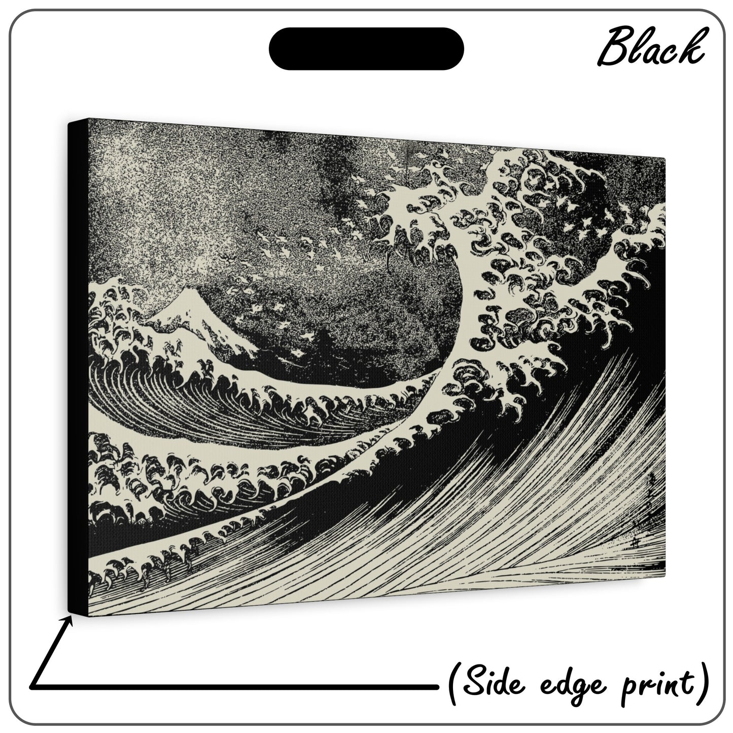 THE BIG WAVE by Katsushika Hokusai