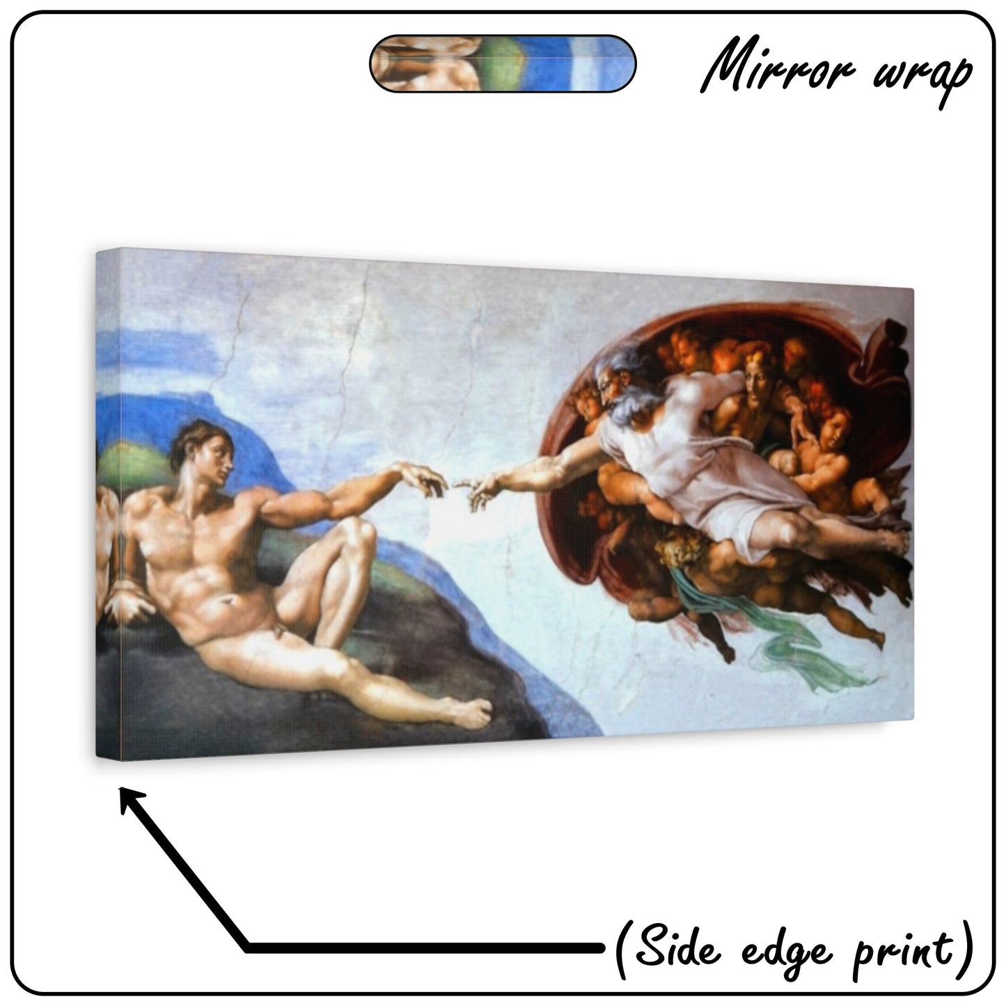 CREATION OF ADAM by Michelangelo Buonarroti