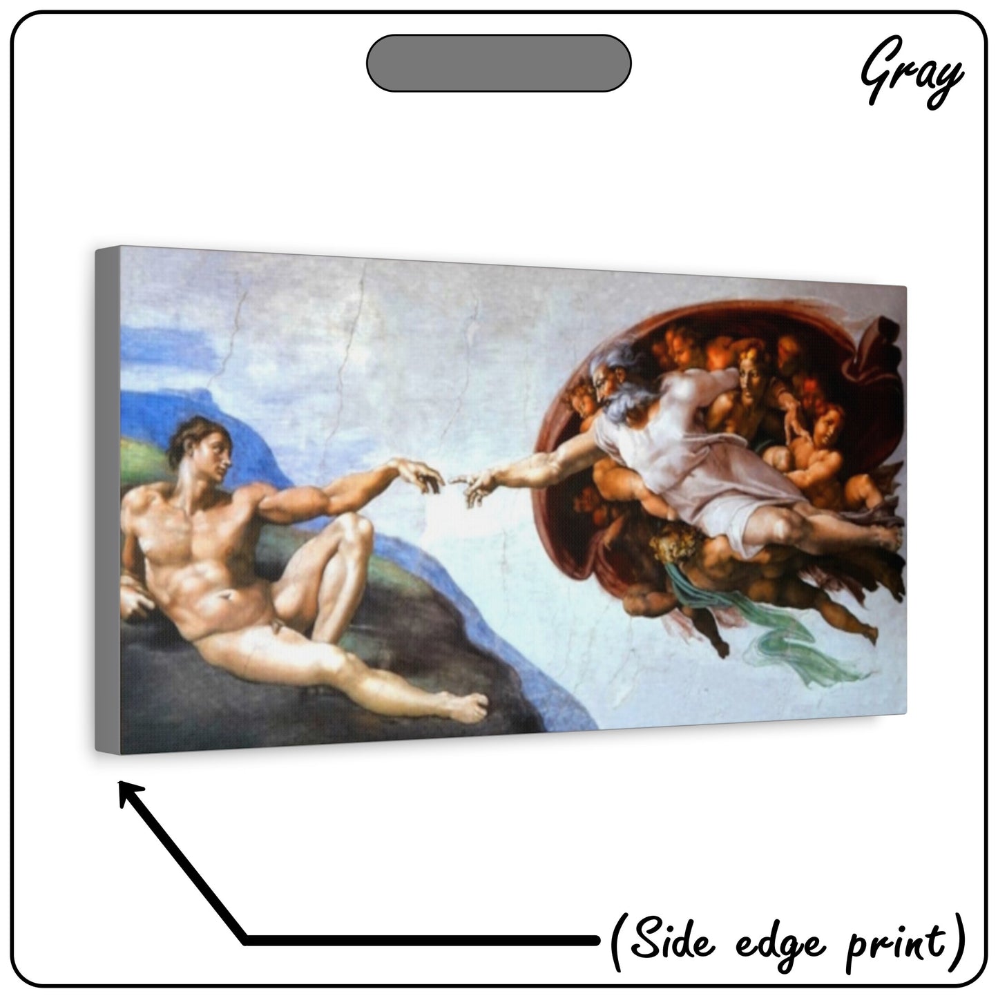 CREATION OF ADAM by Michelangelo Buonarroti