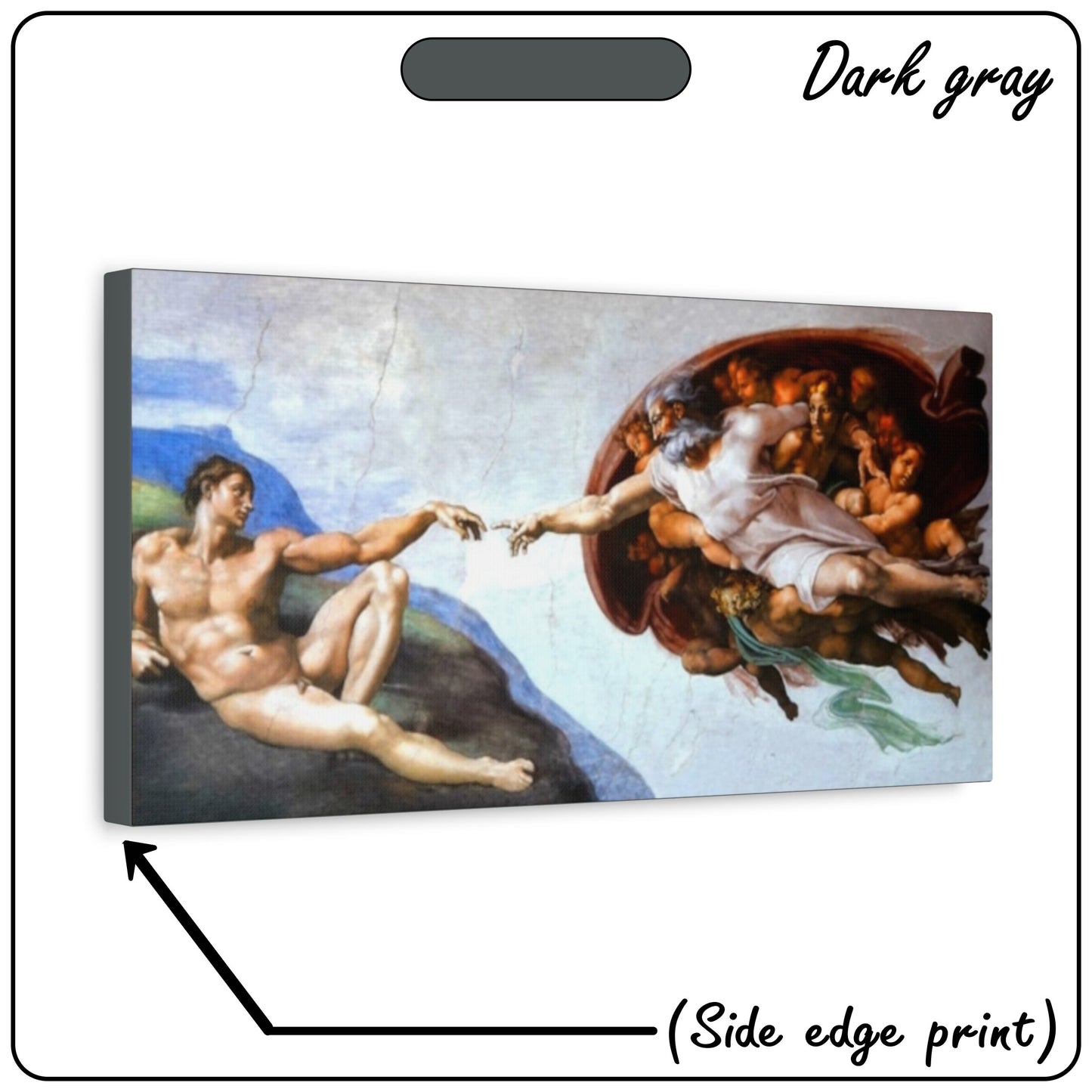 CREATION OF ADAM by Michelangelo Buonarroti