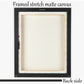 STYLE 1 - FRAMED MATTE STRETCHE CANVAS (PRODUCT SAMPLE)