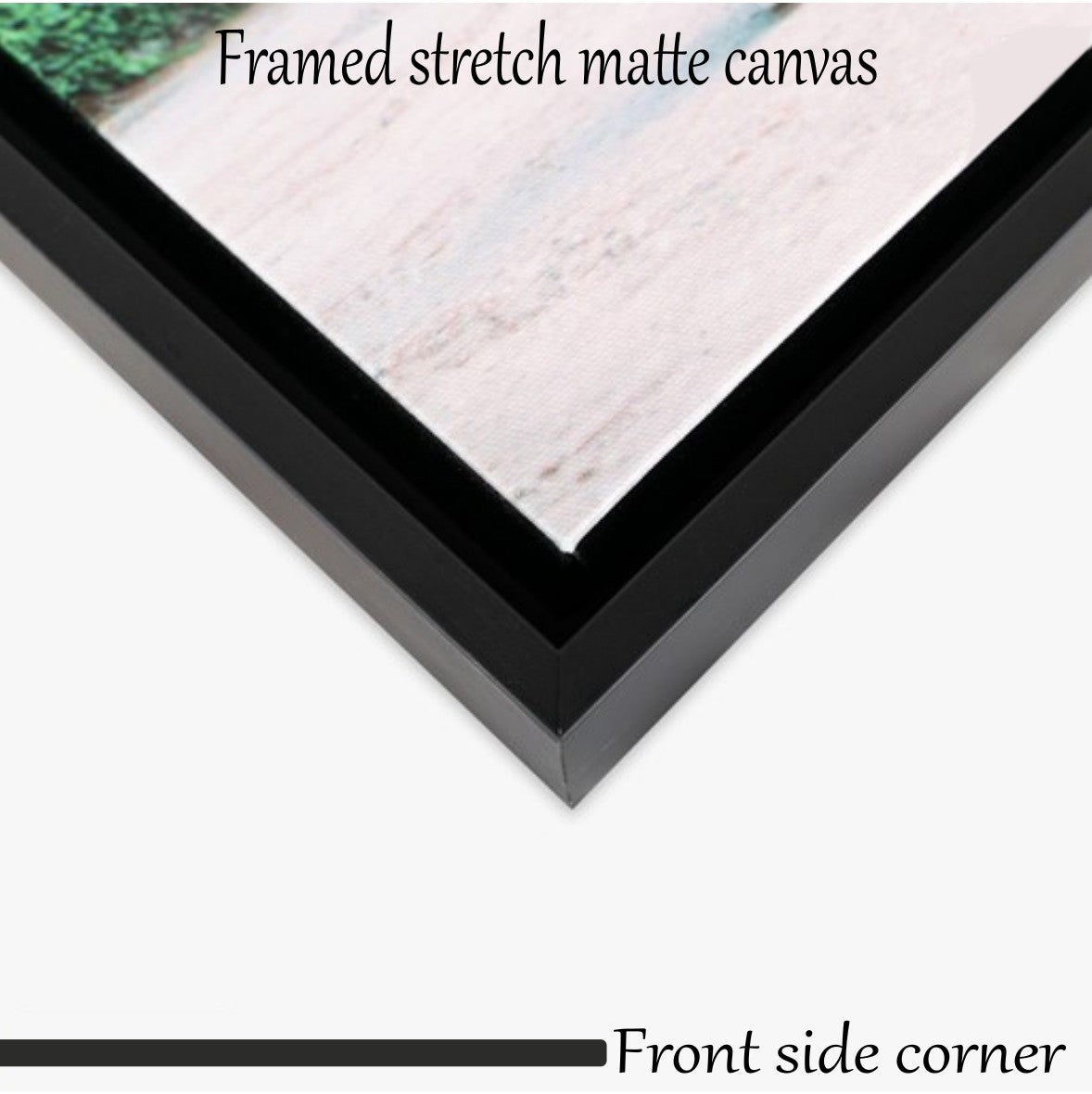 STYLE 1 - FRAMED MATTE STRETCHE CANVAS (PRODUCT SAMPLE)