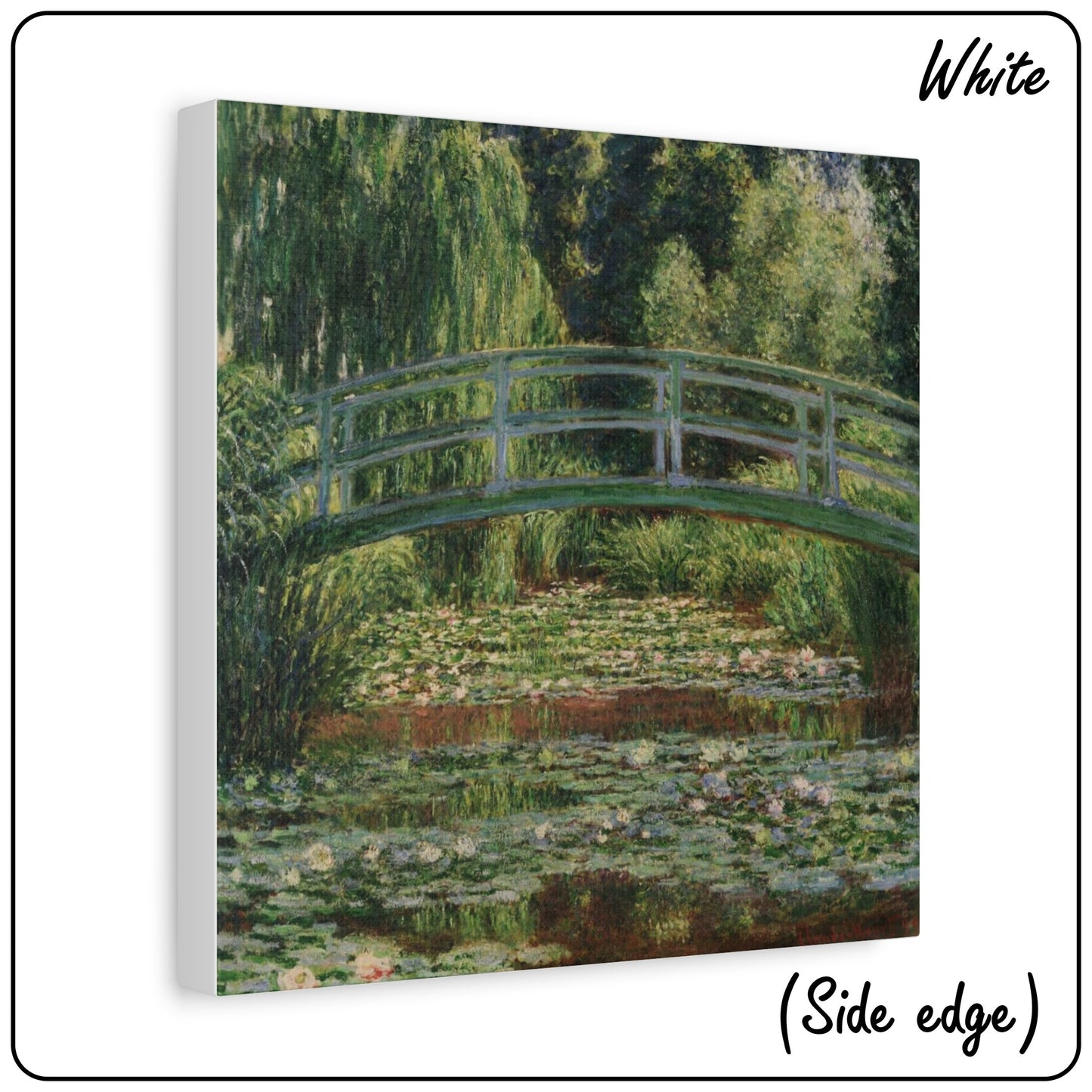 WATER LILIES AND JAPANESE BRIDGE by Claude Monet