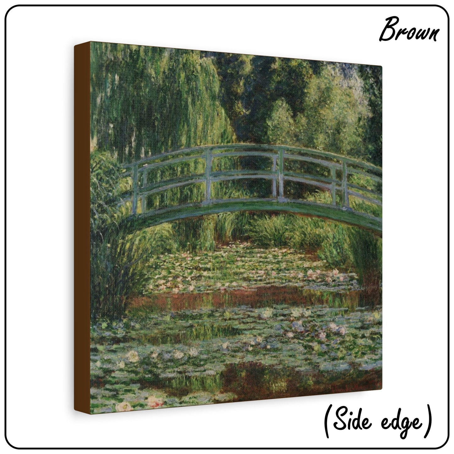 WATER LILIES AND JAPANESE BRIDGE by Claude Monet