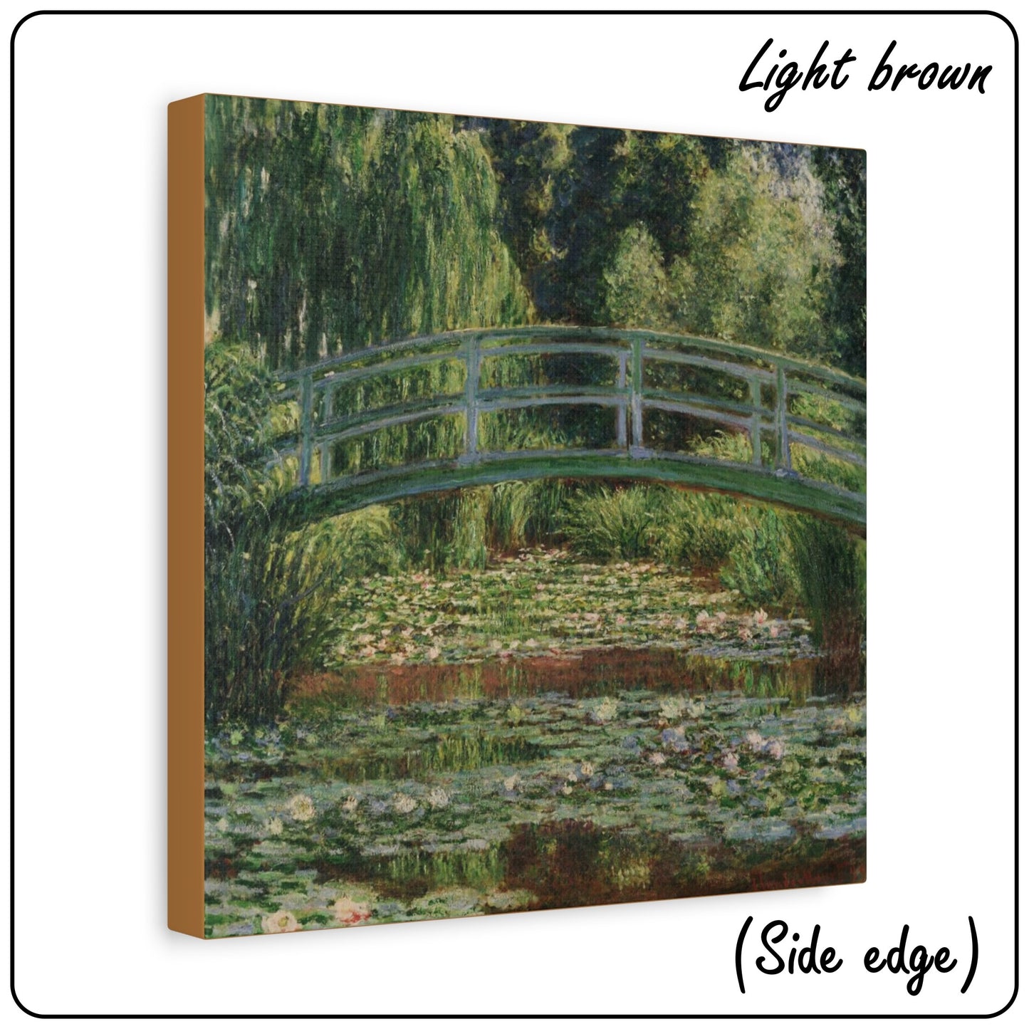 WATER LILIES AND JAPANESE BRIDGE by Claude Monet