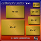STYLE 1 - MATTE STRETCHED CANVAS   1.25" (31.75mm) THICK (PRODUCT SAMPLE)