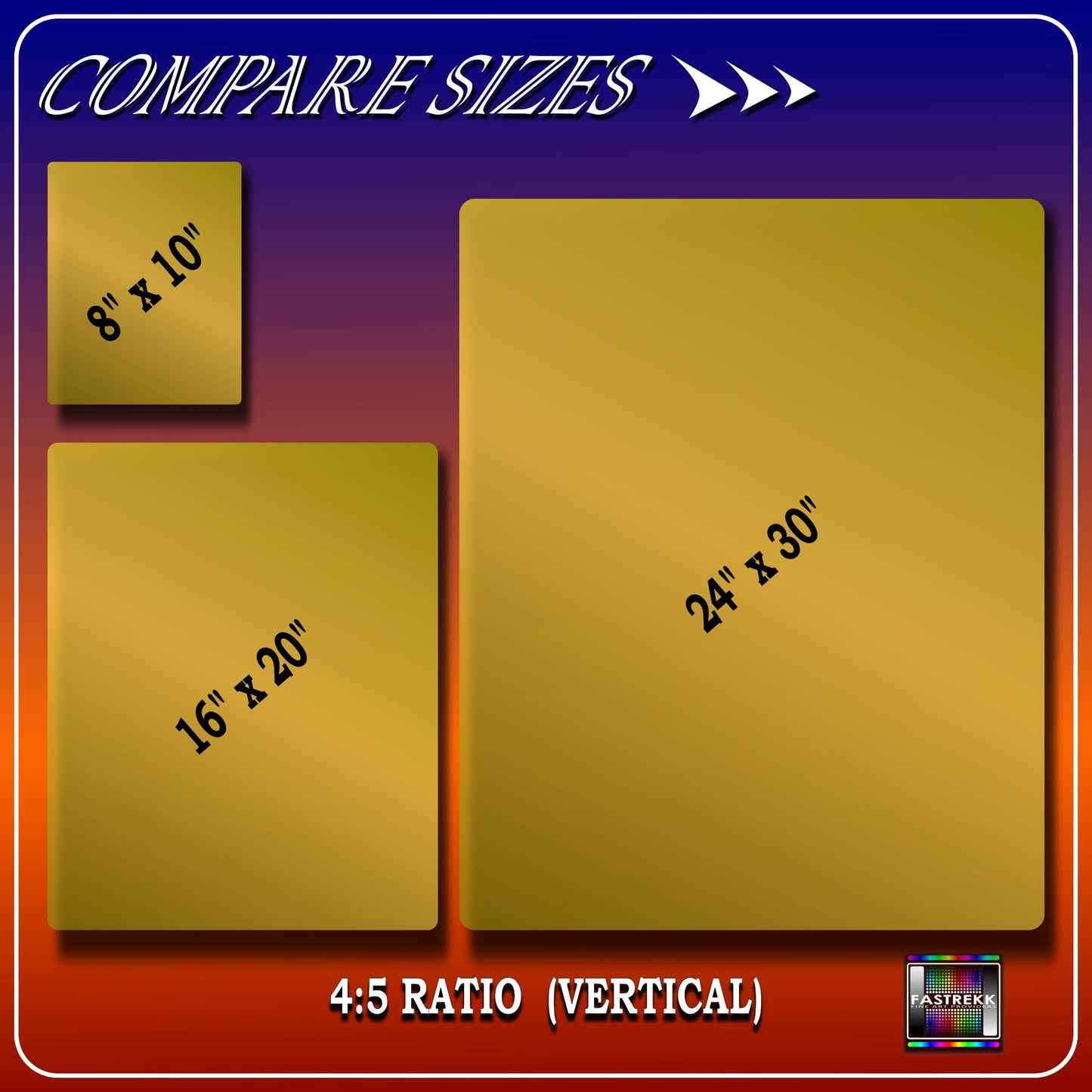 A 1 - MATTE STRETCHED CANVAS   1.25" (31.75mm) THICK