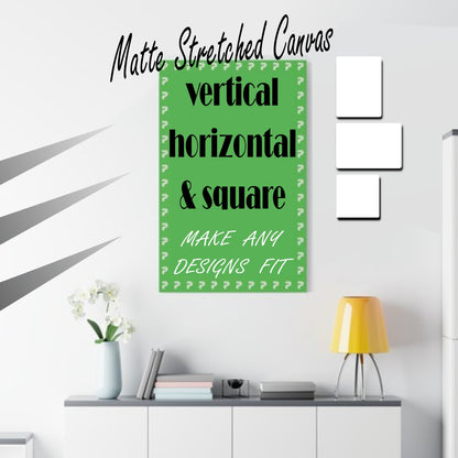 STYLE 1 - MATTE STRETCHED CANVAS   1.25" (31.75mm) THICK (PRODUCT SAMPLE)