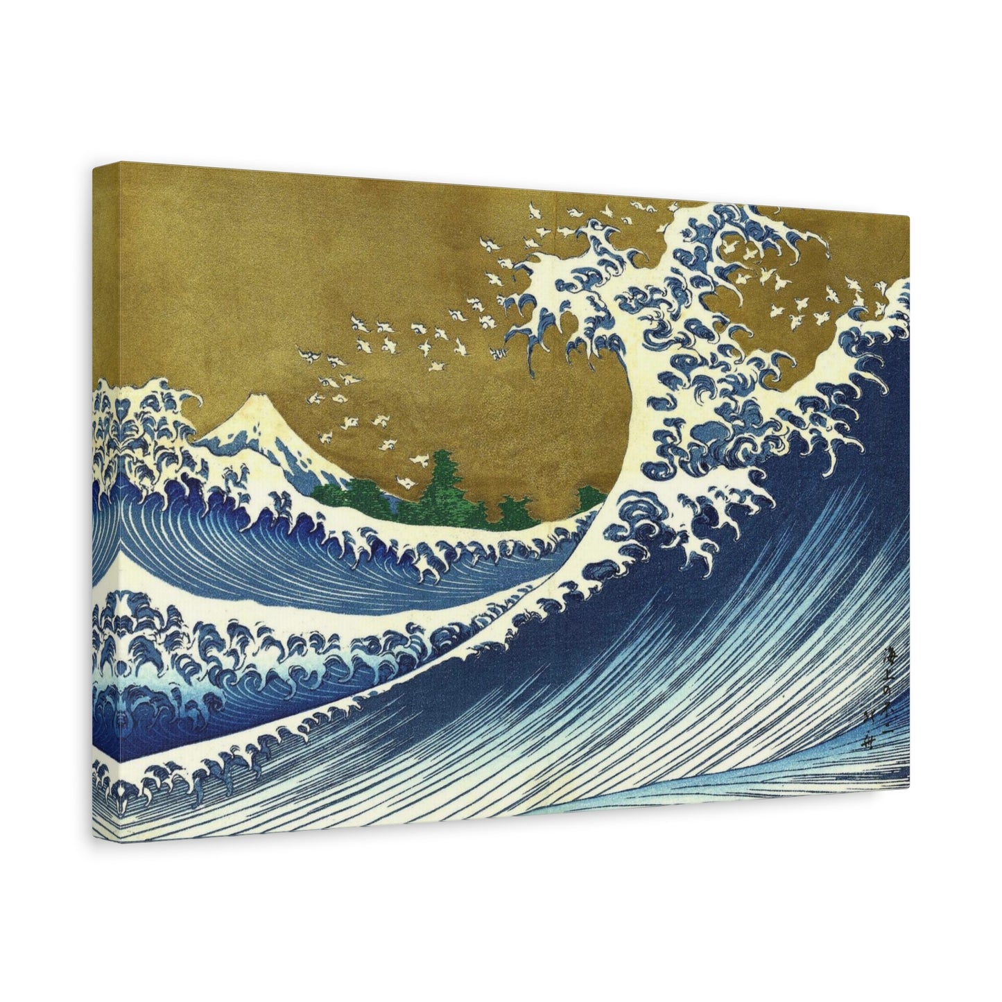 THE BIG WAVE by Katsushika Hokusai