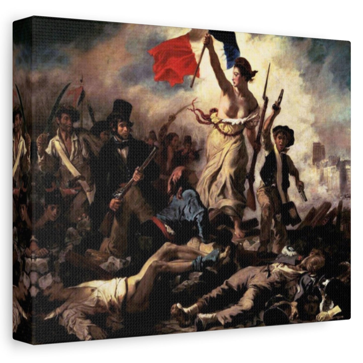 LIBERTY LEADING THE PEOPLE by Eugene Delacroix