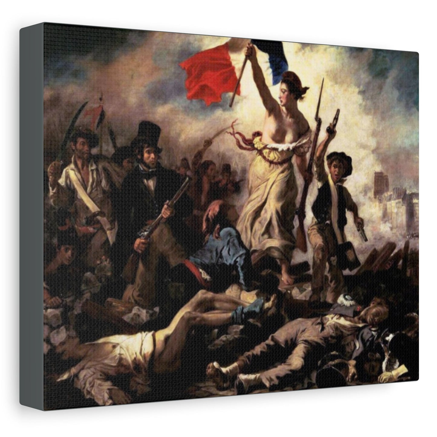 LIBERTY LEADING THE PEOPLE by Eugene Delacroix