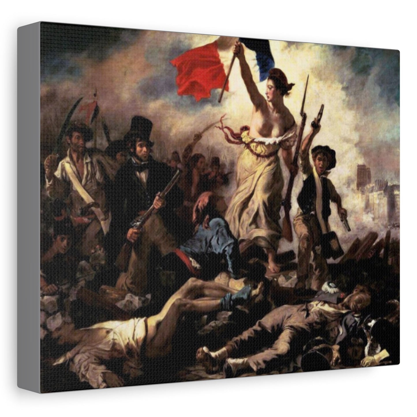 LIBERTY LEADING THE PEOPLE by Eugene Delacroix