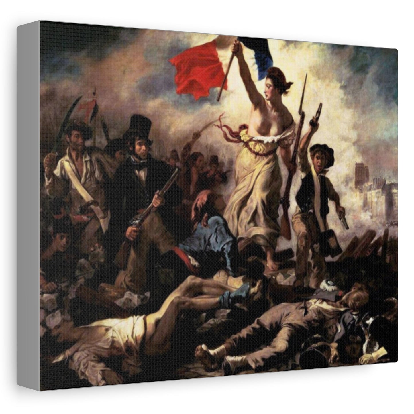 LIBERTY LEADING THE PEOPLE by Eugene Delacroix