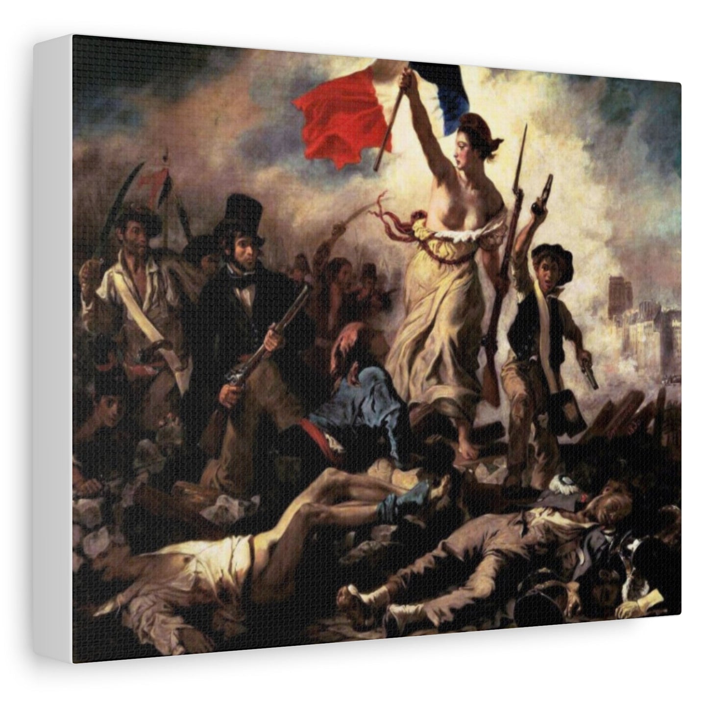 LIBERTY LEADING THE PEOPLE by Eugene Delacroix