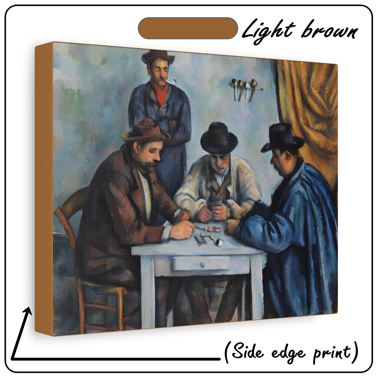 THE CARD PLAYERS (1) by Paul Cezanne