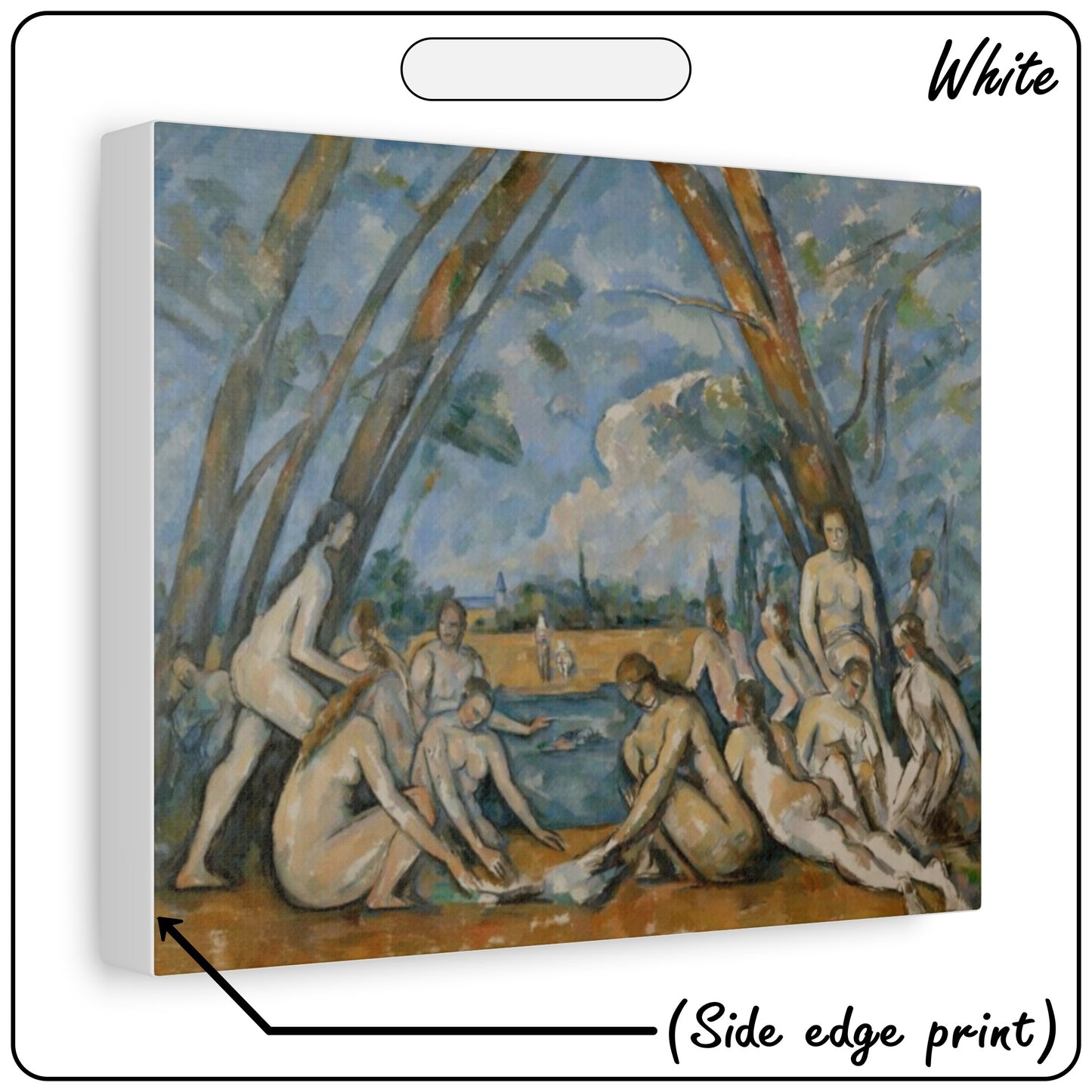 THE LARGE BATHERS by Paul Cezanne