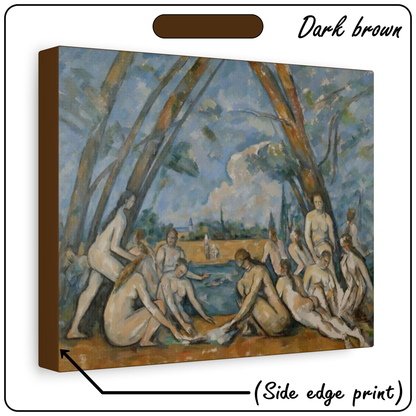 THE LARGE BATHERS by Paul Cezanne