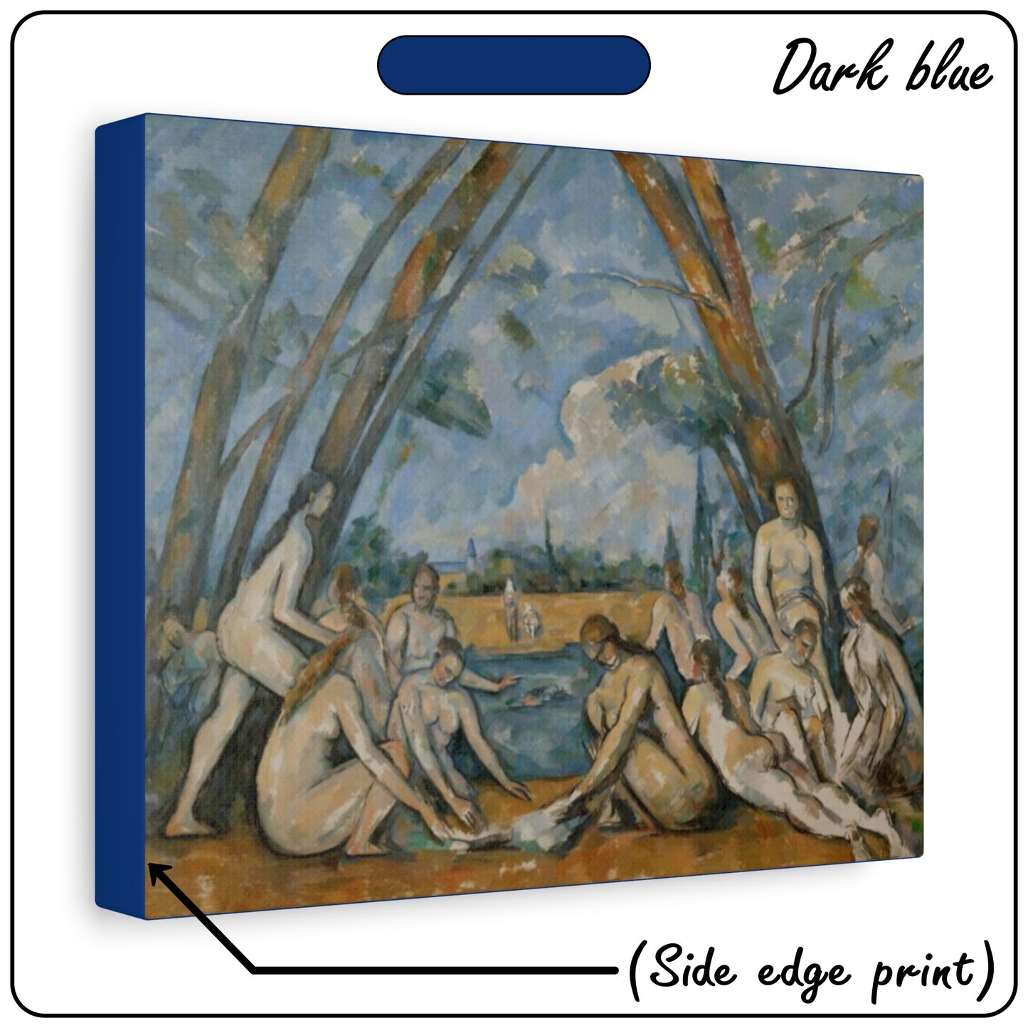 THE LARGE BATHERS by Paul Cezanne