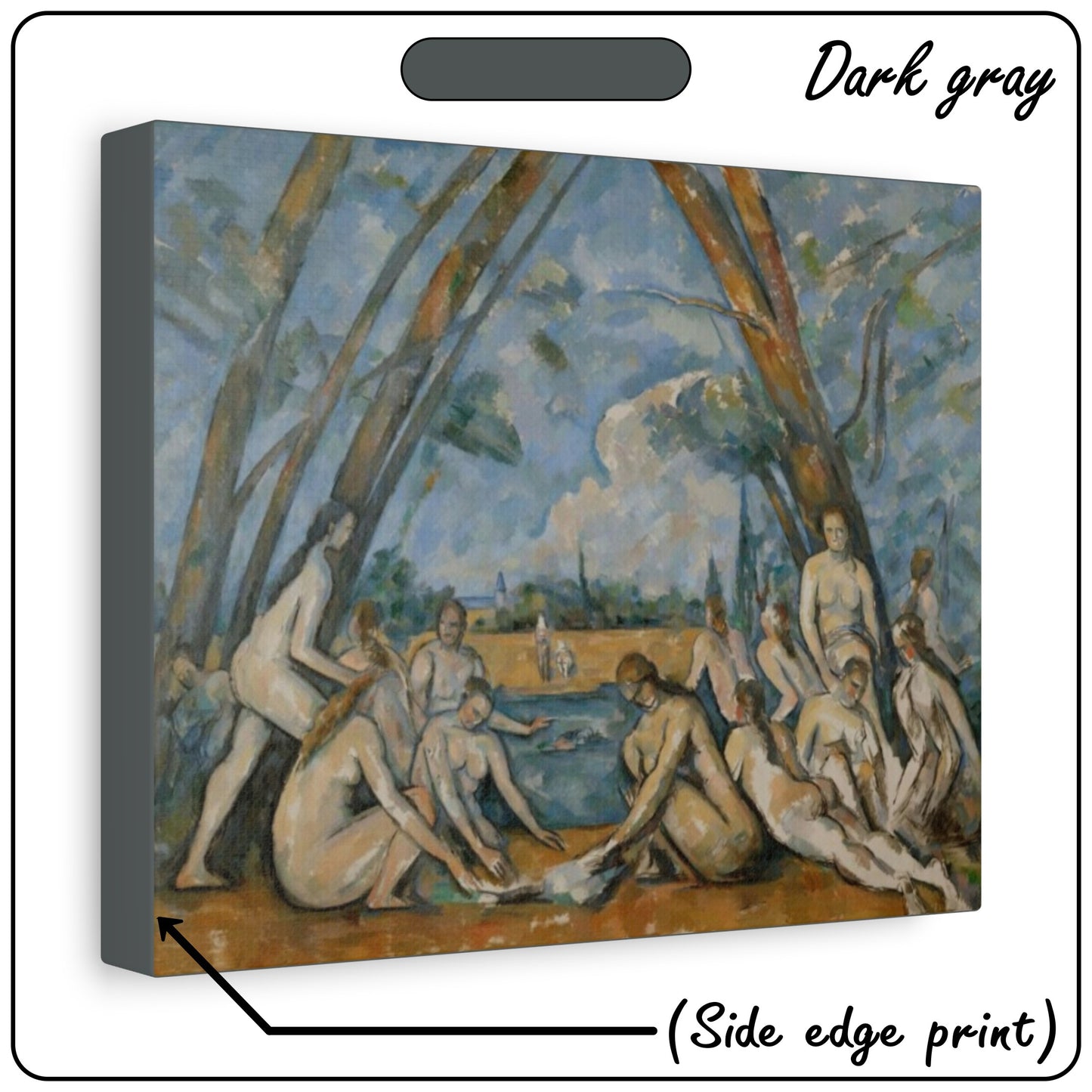 THE LARGE BATHERS by Paul Cezanne