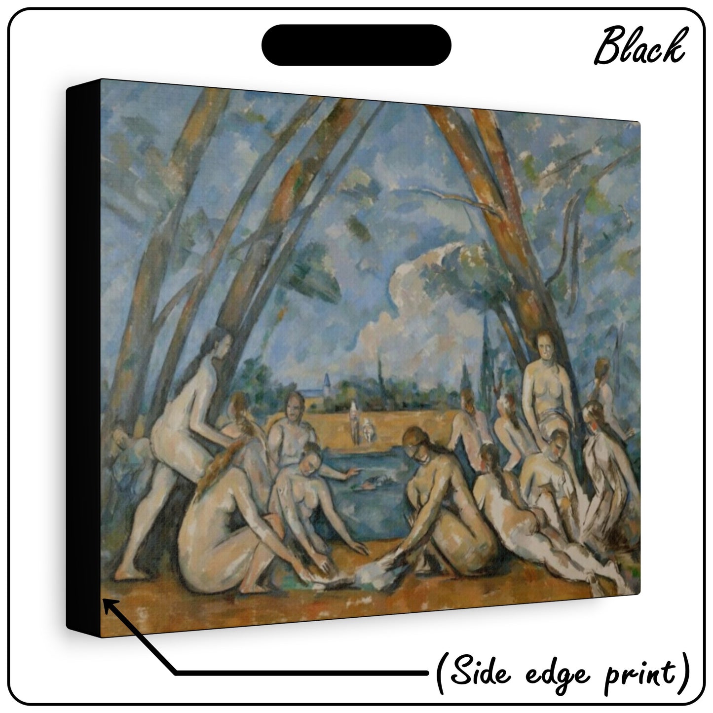 THE LARGE BATHERS by Paul Cezanne