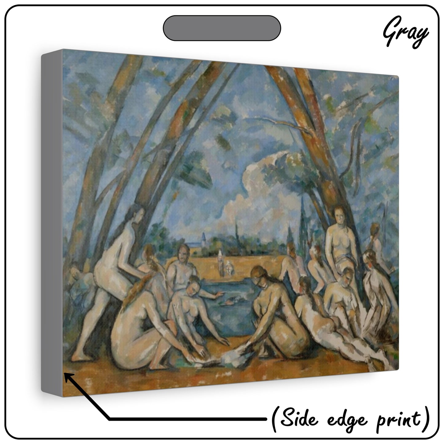 THE LARGE BATHERS by Paul Cezanne