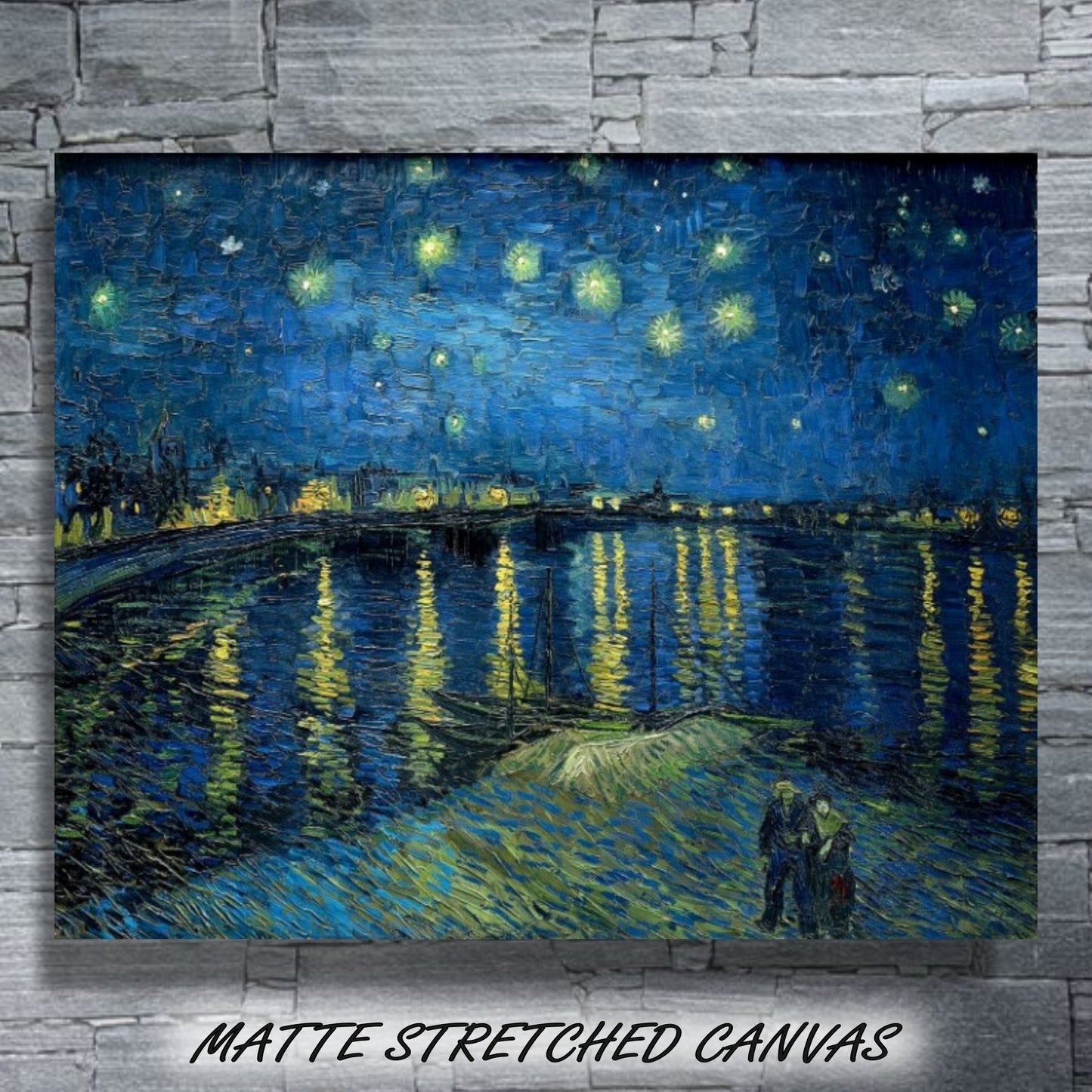 STARRY NIGHT OVER THE RHONE by Vincent Van Gogh