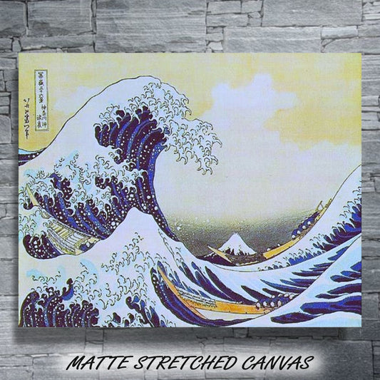 THE GREAT WAVE by Katsushika Hokusai