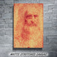 PORTRAIT OF A MAN IN RED CHALK by Leonardo Da Vinci