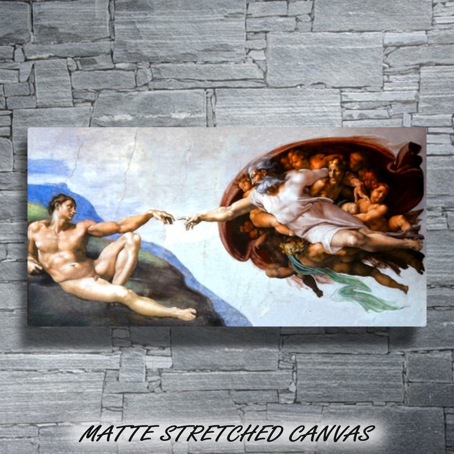 CREATION OF ADAM by Michelangelo Buonarroti