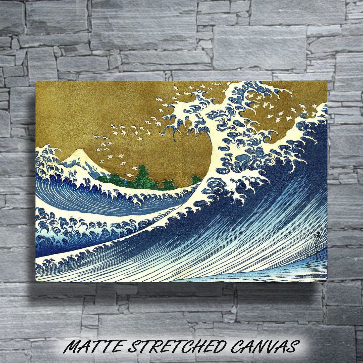 THE BIG WAVE by Katsushika Hokusai