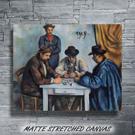 THE CARD PLAYERS (1) by Paul Cezanne