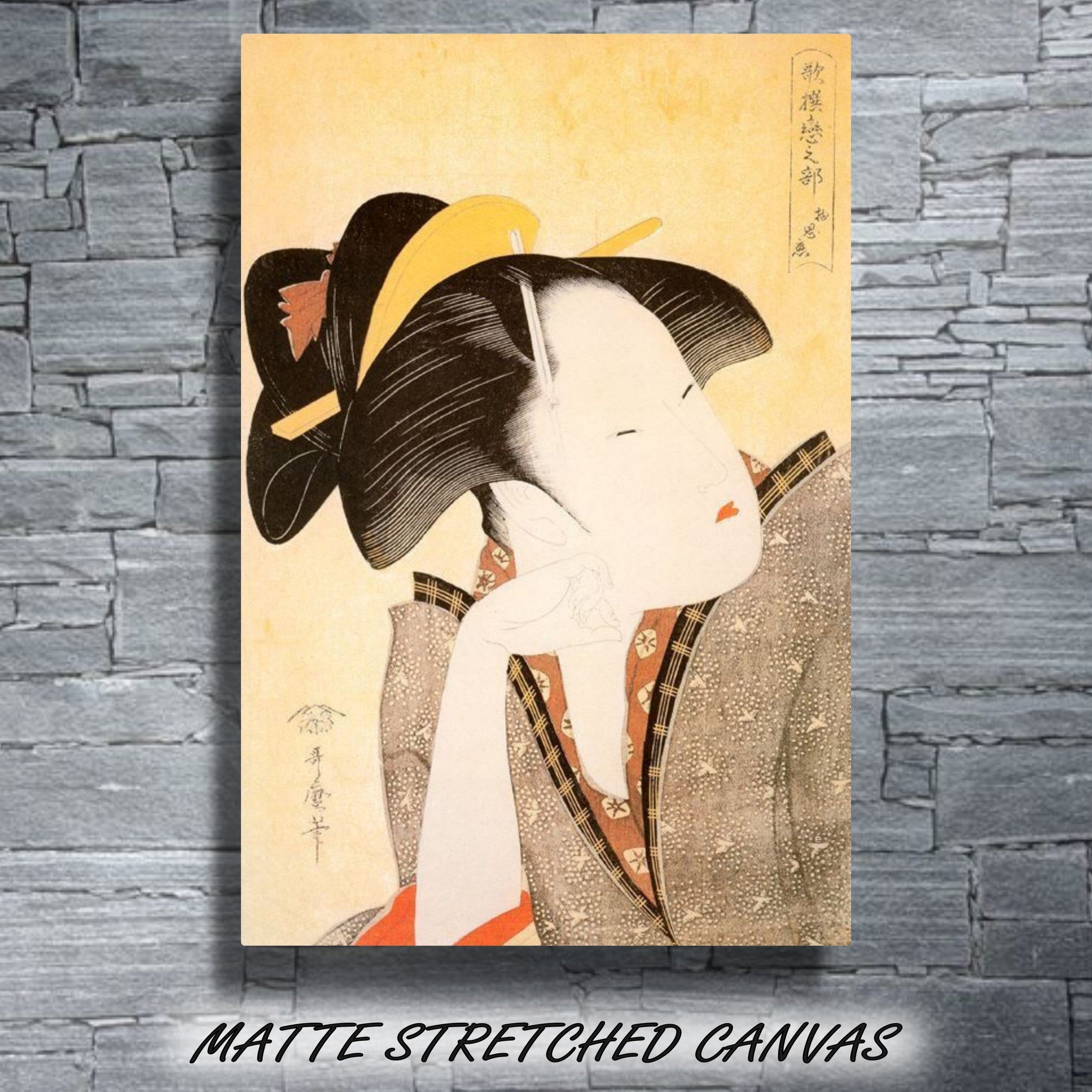デジタルアート風景画Piero Hearts コレクションから　真作 ヴェニスの運河/ 吉田博 木版画複製 マット紙 A4 フレーム入り